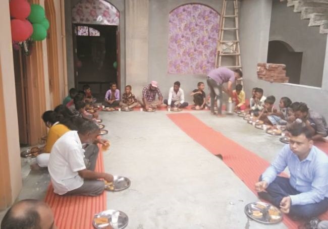पूर्ण आहुति में की कोरोना से मुक्ति की कामना