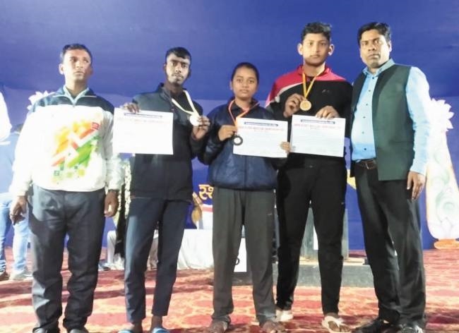 बड़हिया के ऋषभ ने राज्य स्तरीय कुश्ती में जीता स्वर्ण पदक