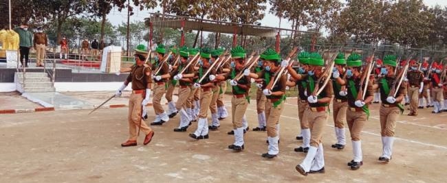 गणतंत्र दिवस परेड को लेकर हुआ पूर्वाभ्यास