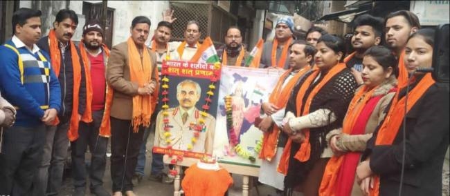 शिवसेना भारतीय ने गणतंत्र दिवस पर किया पूजन