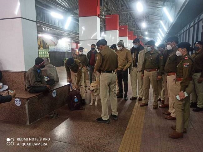 गणतंत्र दिवस को लेकर रेलवे अलर्ट, जंक्शन पर बढ़ी सुरक्षा