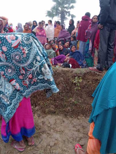 ट्रैक्टर से युवक की मौत के बाद हंगामा