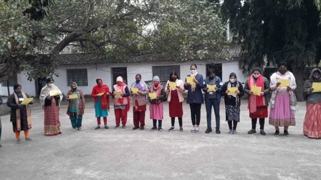 राष्ट्रीय मतदाता दिवस पर ली गई शपथ