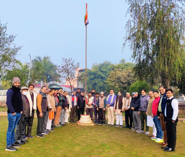 शहर में धूमधाम से मना गणतंत्र दिवस पर्व, शान से लहराया तिरंगा