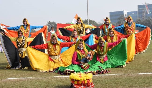 विद्यार्थियों ने देशभक्ति और हरियाणवी संस्कृति से ओतप्रोत प्रस्तुतियां दीं