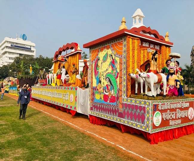सीतामढ़ी: गणतंत्र दिवस पर पटना की झांकी में जानकी जन्मभूमि पुनौराधाम ने खींचा सबका ध्यान