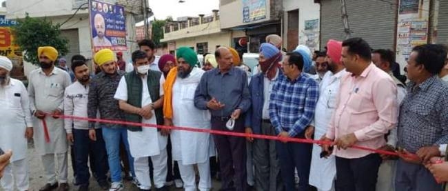 जोधपुर रोड में विधायक धर्मबीर अग्निहोत्री ने शुरू करवाए विकास कार्य