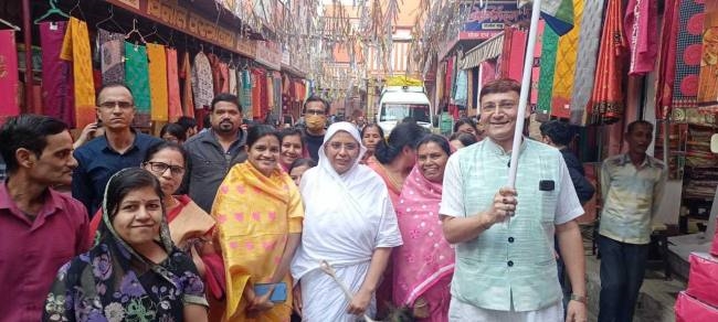 जैन साध्वी सौभाग्यमती माता ने की पारसनाथ के लिए प्रस्थान