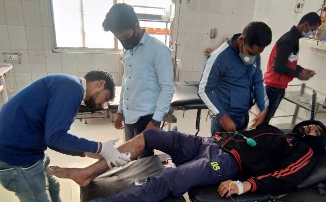 शिक्षक पुत्र की हत्या करने वाला मुठभेड़ में घायल