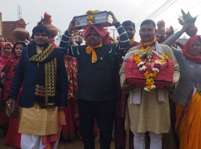 वाटिका कुंज में हुई भागवत कथा