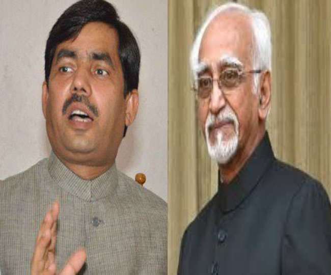 पूर्व उपराष्ट्रपति हामिद अंसारी पर शाहनवाज का पलटवार, मुसलमानों के लिए भारत, हिंदू और मोदी ही बेहतर