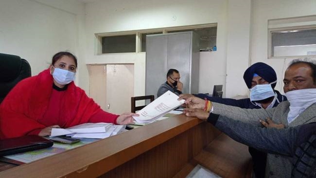 तपा से शिअद-बसपा के सांझे उम्मीदवार एडवोकेट सतनाम सिंह राही ने किया नामांकन