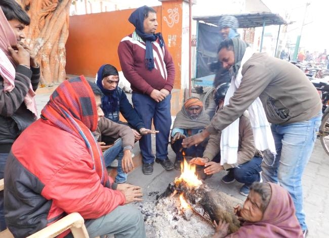 धूप से राहत नहीं, सर्द हवा से बढ़ी गलन ने किया बेहाल