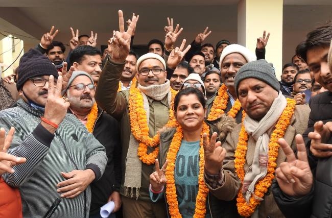 अंजनी कुमार अध्यक्ष व दिव्य प्रकाश बने महामंत्री