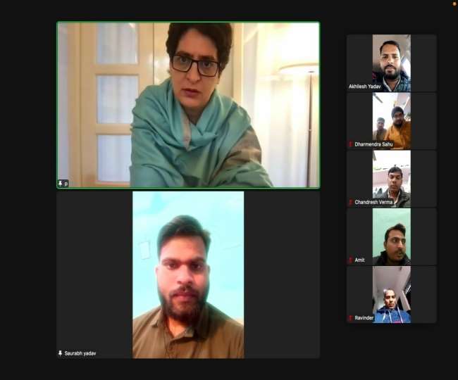 प्रियंका गांधी वाड्रा ने प्रयागराज पुलिस से पिटे प्रतियोगी छात्रों से की बात, जानिए क्या कहा उनसे