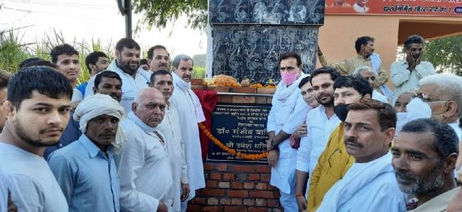 बुढ़ाना विधायक ने किया सड़कों का शिलान्यास