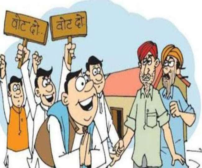 आगरा में पहले चरण में मतदान, प्रत्याशियों के कंधों पर ही चुनाव प्रचार का पूरा भार
