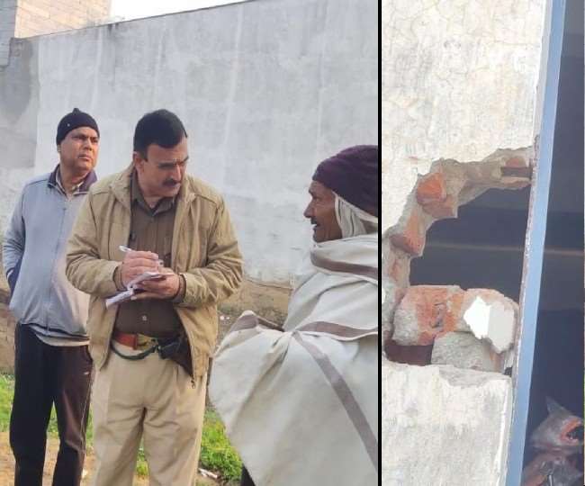 अमरोहा के स्कूटर शोरूम में चोरी, पुलिस चौकी के पास हुई वारदात, शोरूम के पीछे से घुसे थे चोर