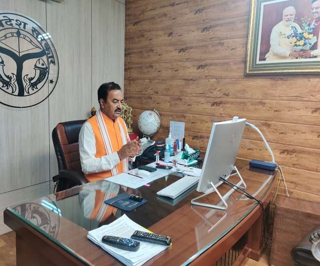 डिप्टी सीएम केशव प्रसाद ने जाना वीसी से जाना कानपुर का हाल, कहा- जल्द दूर होगा ऑक्सीजन संकट