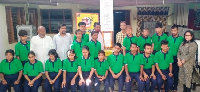 अंध प्रकाश विद्यालय में मनाई शहीद भगत सिंह की जयंती