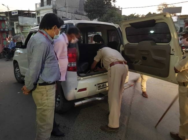 फ्लाइंग स्क्वायड टीम ने शहर में चलाया जांच अभियान