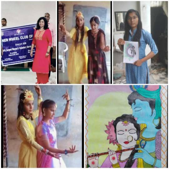 इनर व्हील क्लब ने बड़ौदा स्कूल में मनाया जन्माष्टमी उत्सव