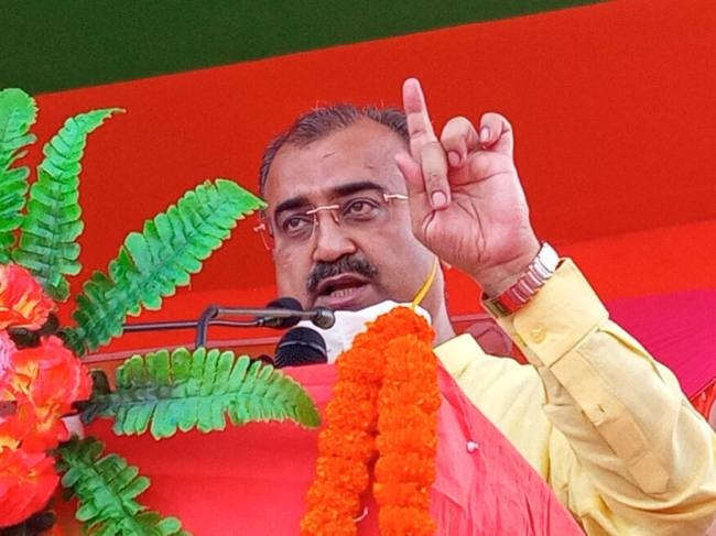 बिहार में अब अपराधियों की सरकार नहीं है : मंगल पांडेय