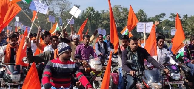 नागरकिता संशोधन कानून के समर्थन में निकाली गई धन्यवाद यात्रा