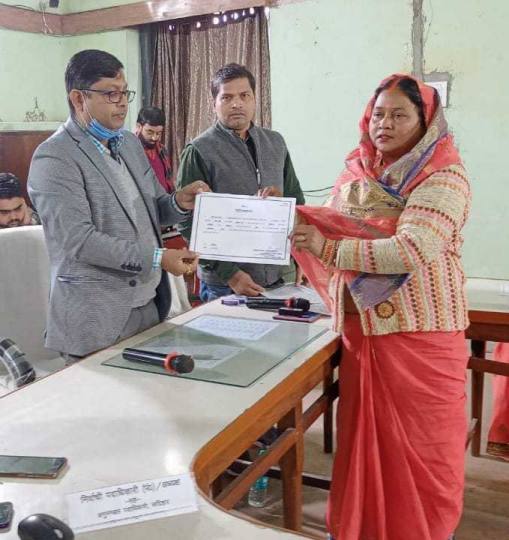 प्राणपुर से रोशनी व मनसाही से सीता देवी बनीं प्रखंड प्रमुख