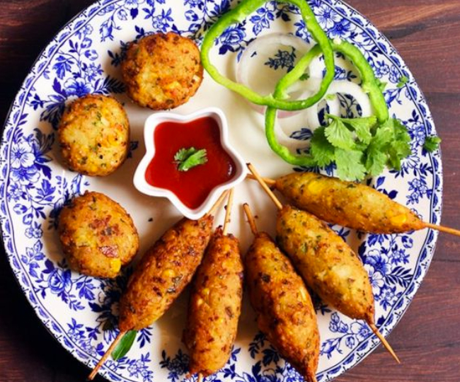 कॉर्न कबाब (Pic credit- cookclickndevour/Pinterest)