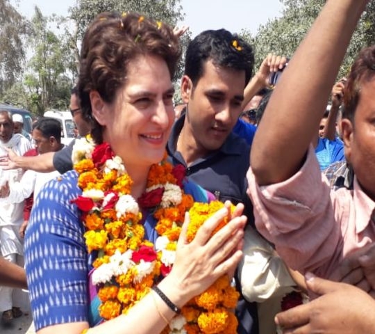 कांग्रेस महासचिव Priyanka Gandhi का अमेठी में कुछ ऐसा रहा अंदाज, देखें तस्वीरें