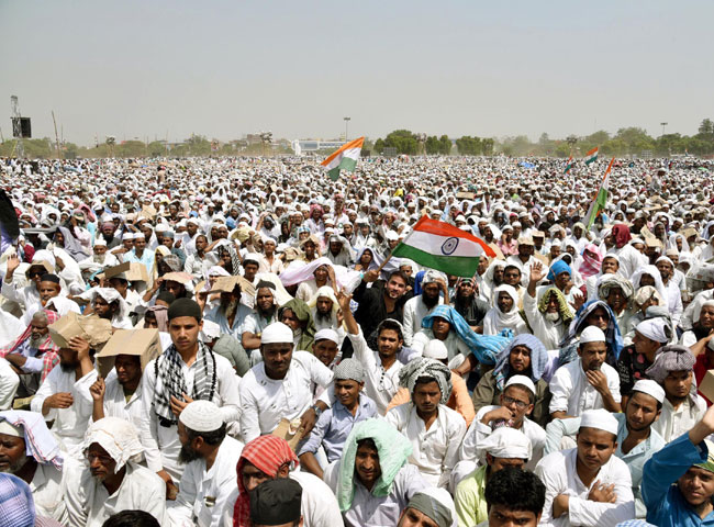 'दीन बचाओ-देश बचाओ' सम्मेलन में नफरत के खिलाफ उठी आवाज, देखें तस्वीरें...