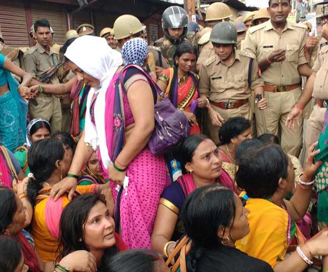 तस्वीरों में देखें-उग्र होता शिक्षामित्रों का आंदोलन