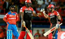IPL 2017 Royal Challengers Bangalore Beat Gujarat Lions By 21 Runs IPL 2017 Royal Challengers Bangalore Beat Gujarat Lions By 21 Runs