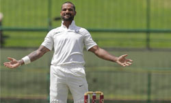 Shikhar Dhawan scores 6th Test century 2nd of series against Sri Lanka Shikhar Dhawan scores 6th Test century 2nd of series against Sri Lanka