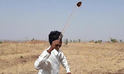 Patriotic MP tribals offer to take on Kashmir stone pelters with slingshots Patriotic MP tribals offer to take on Kashmir stone pelters with slingshots
