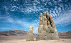Why is there a mysterious hand rising out of Chile Atacama Desert Why is there a mysterious hand rising out of Chile Atacama Desert