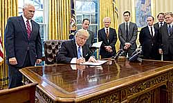 Transgender members of US military sue Donald Trump for discrimination Transgender members of US military sue Donald Trump for discrimination
