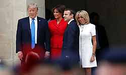 Donald Trump tells about French First Lady Brigitte Macron she is in such good shape Donald Trump tells about French First Lady Brigitte Macron she is in such good shape