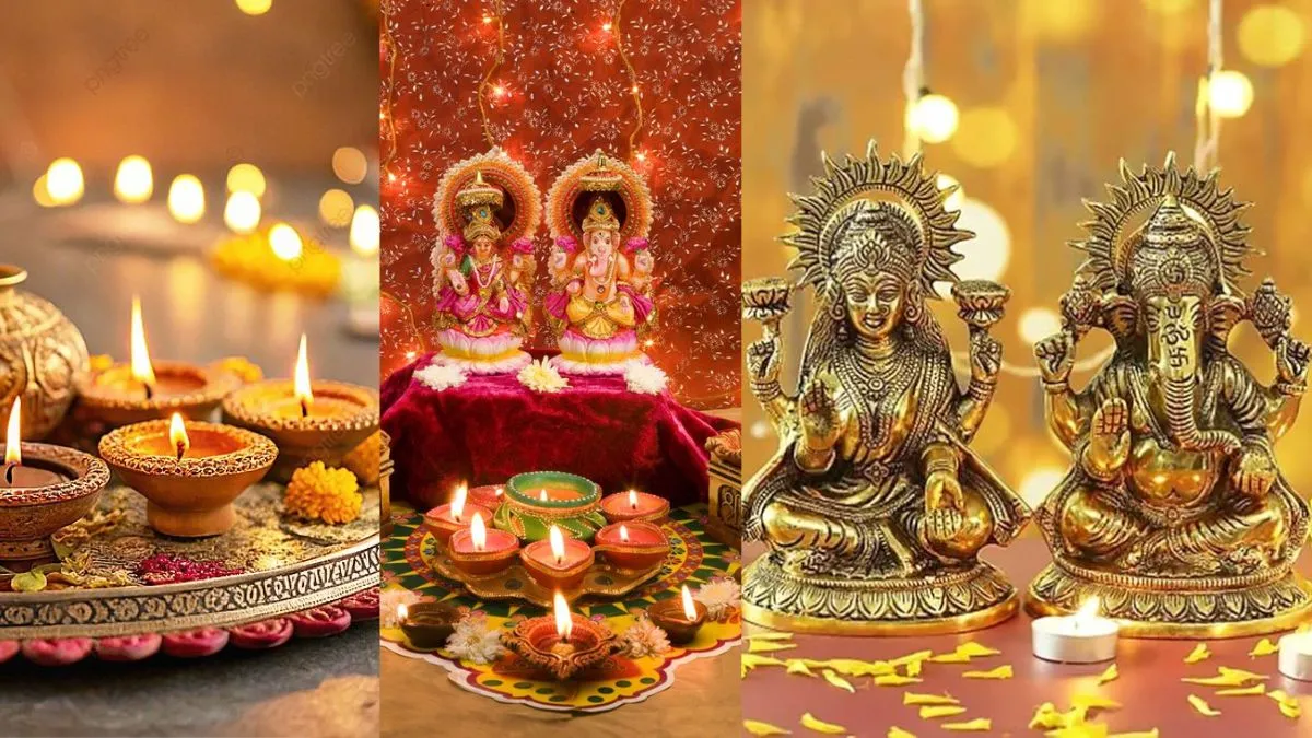 Diwali Puja 2025 के लिए लक्ष्मी गणेश मूर्तियां