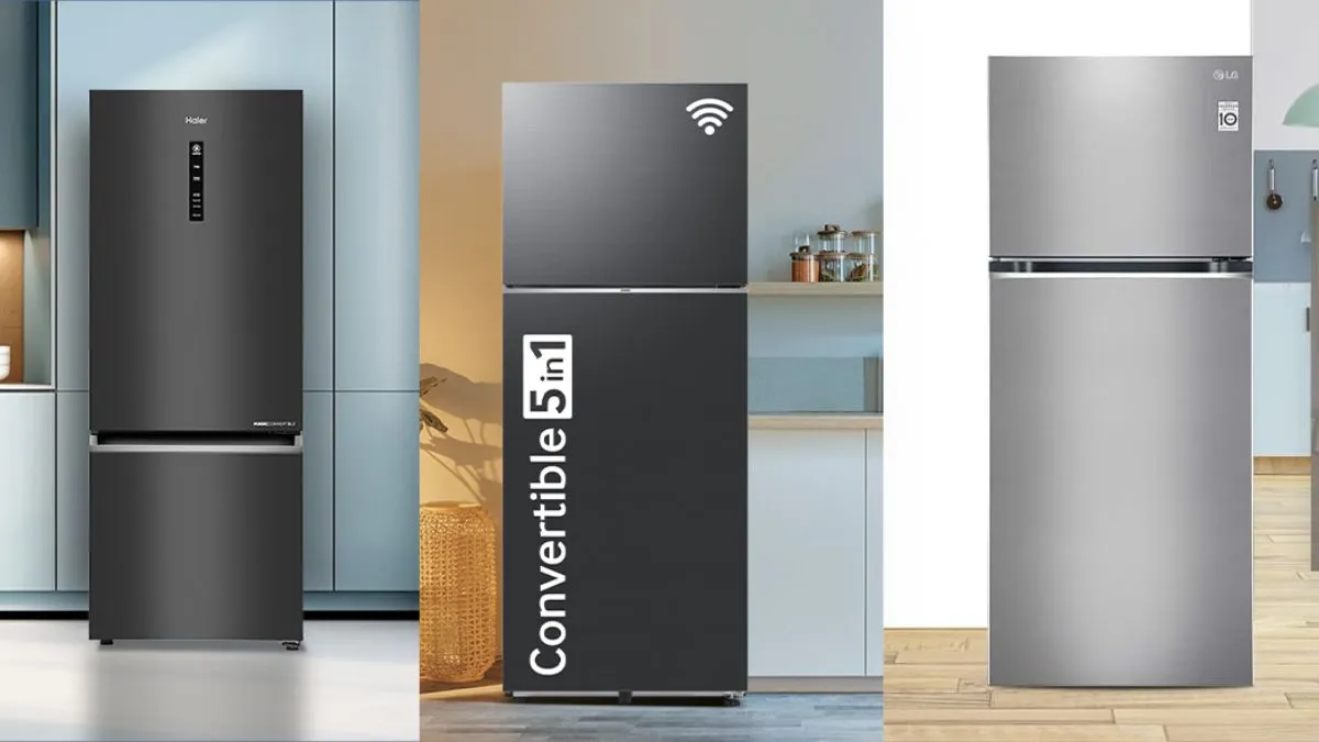 मीडियम साइज परिवार के लिए Double Door Fridge