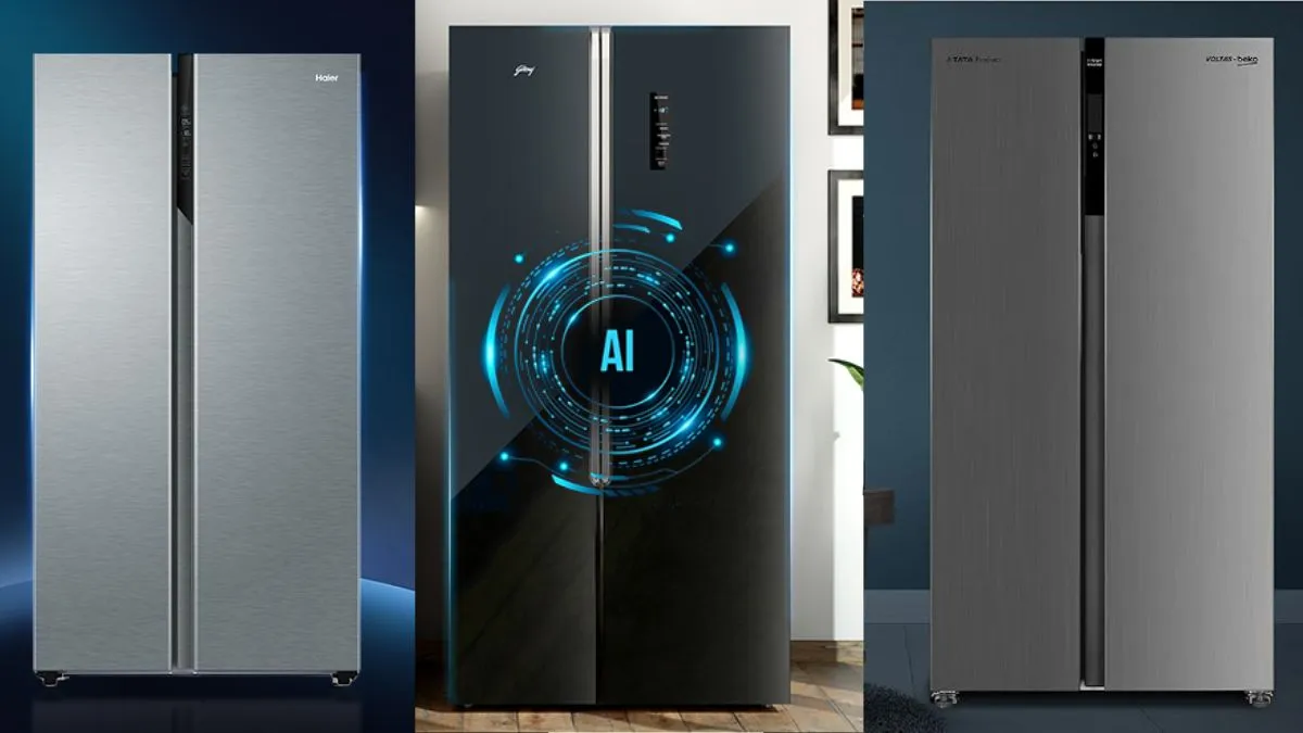 Side By Side Refrigerator, जो आते हैं मजबूत कांच शेल्फ के साथ