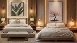 मॉडर्न डिजाइन के Double Bed