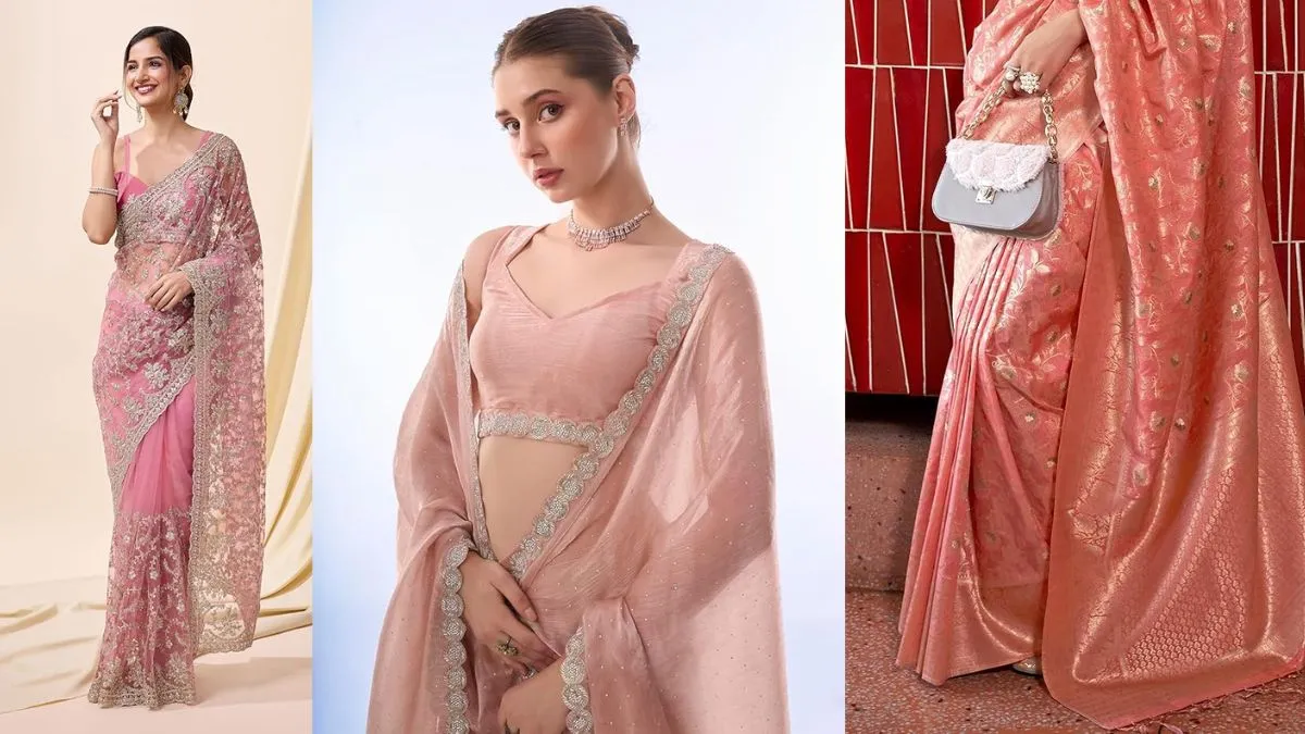 वेडिंग रिसेप्शन के लिए शानदार साड़ी कलेक्शन