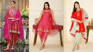 ट्रेंडी डिज़ाइन के धोती सूट