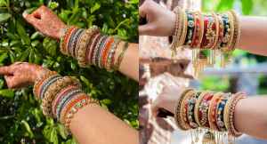 रजवाड़ी चूड़ियों का सेटइ