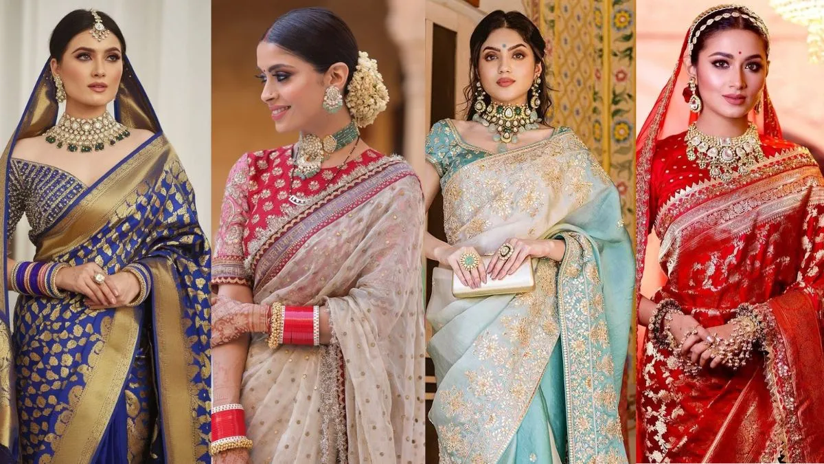 नई दुल्हन के लिए ट्रेंडी साड़ी कलेक्शन