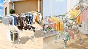 सर्दियों के लिए क्लॉथ ड्रायर स्टैंड