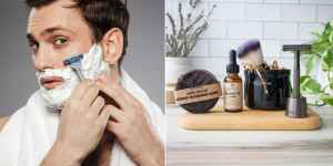 पुरुषों के लिए ब्रांडेड शेविंग किट