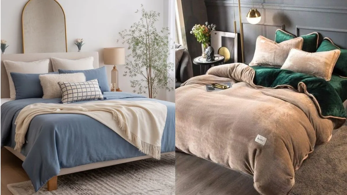 सर्दियों के लिए गर्म बेडशीट